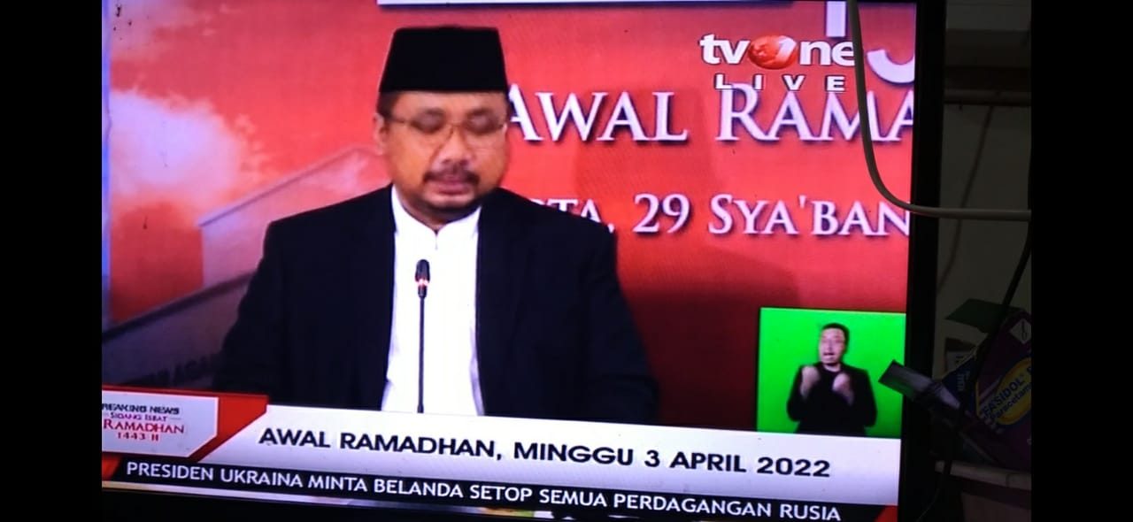 Pemerintah Tetapkan 1 Ramadan pada 3 April, Puasa Mulai Hari Ahad