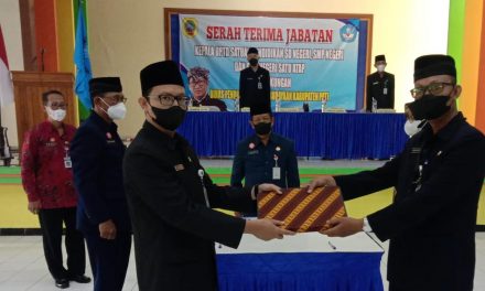 Sertijab Kepala Sekolah SD dan SMP Di Lingkungan Disdikbud Kabupaten Pati
