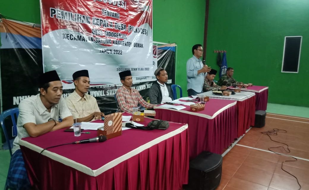 Biaya Pilkades Desa Sido Gemah Demak Capai 191 Juta