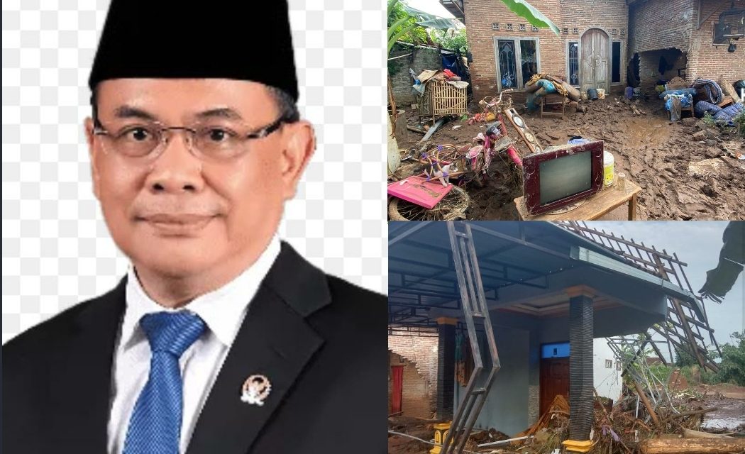 H.SUDEWO PERINTAHKAN BBWS TANGANI TANGGUL JEBOL DI DESA TUNJUNGREJO