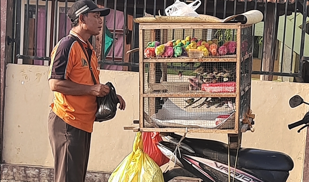 20 Tahun Lebih Bapak Ini Jualan Anak Ayam dan Burung