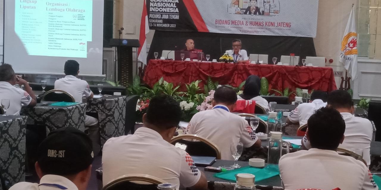 Koni Jateng Gelar Workshop Jurnalistik Olahraga