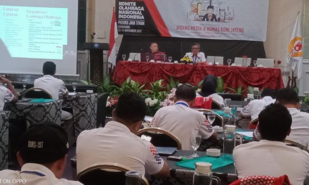 Koni Jateng Gelar Workshop Jurnalistik Olahraga