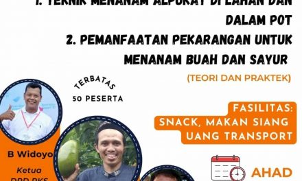 PKS Jepara Selenggarakan Pelatihan Tanam Alpukat dan Sayuran di Pekarangan