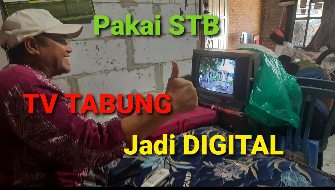 Bang Umar Puas Setelah Beli STB, TV Tabungnya Gambarnya Jadi Jernih