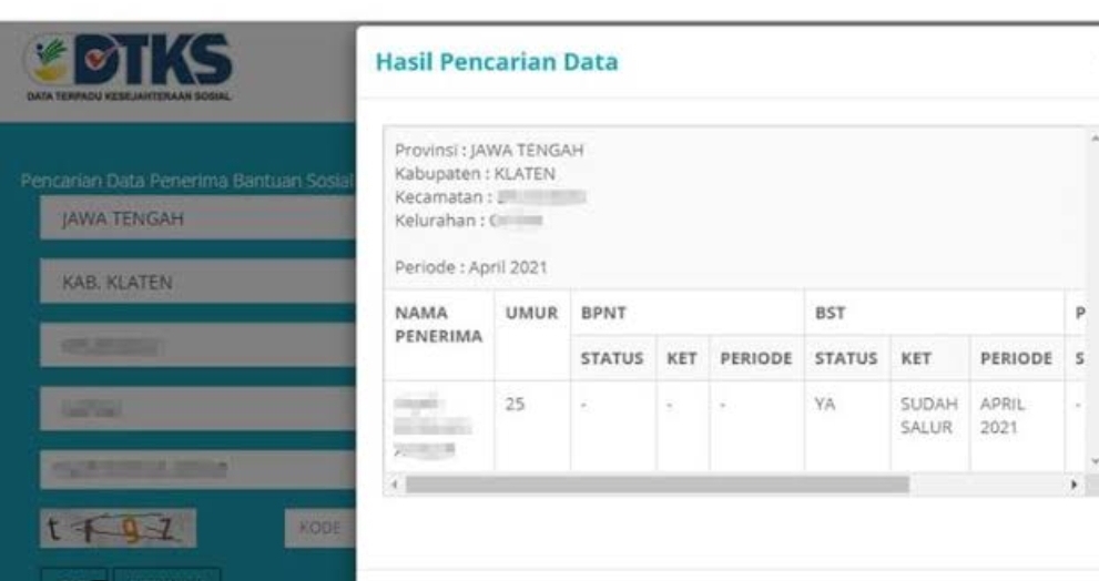 Cara Cek Nama Penerima Bansos di laman Cekbansos.kemensos.go.id