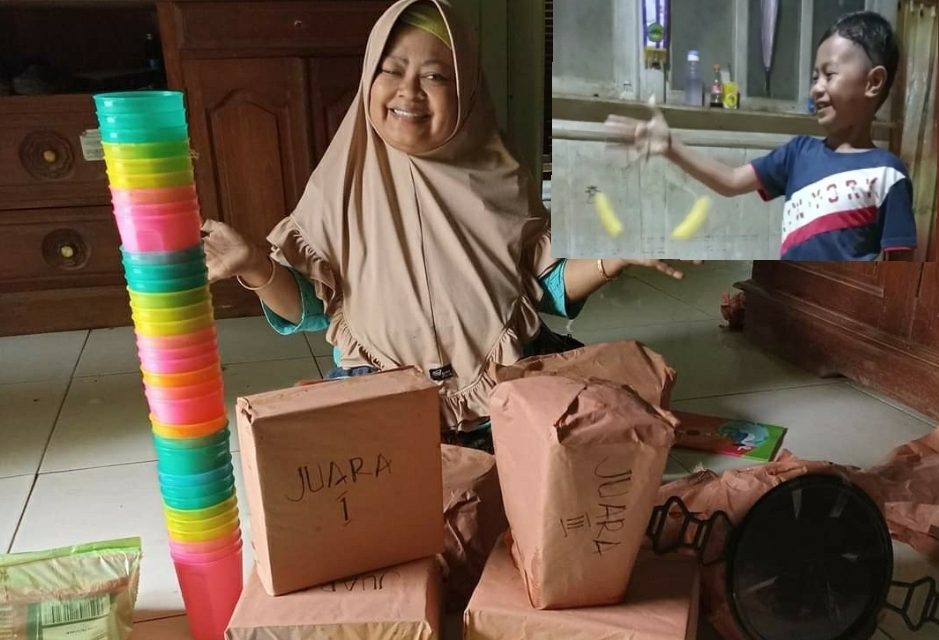 Demam Lato Lato Yanti Adakan Lomba Main Lato Lato di Kampungnya