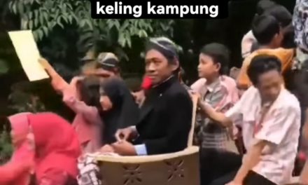 Unik!! Ketua RT Terpilih Diarak Keliling Kampung