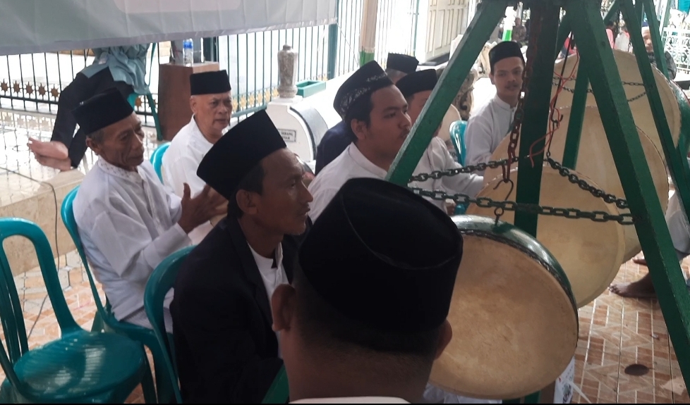 Rebana Bantenan Kauman Bintoro Demak Sudah Puluhan Tahun , Pemainnya Berusia Lanjut