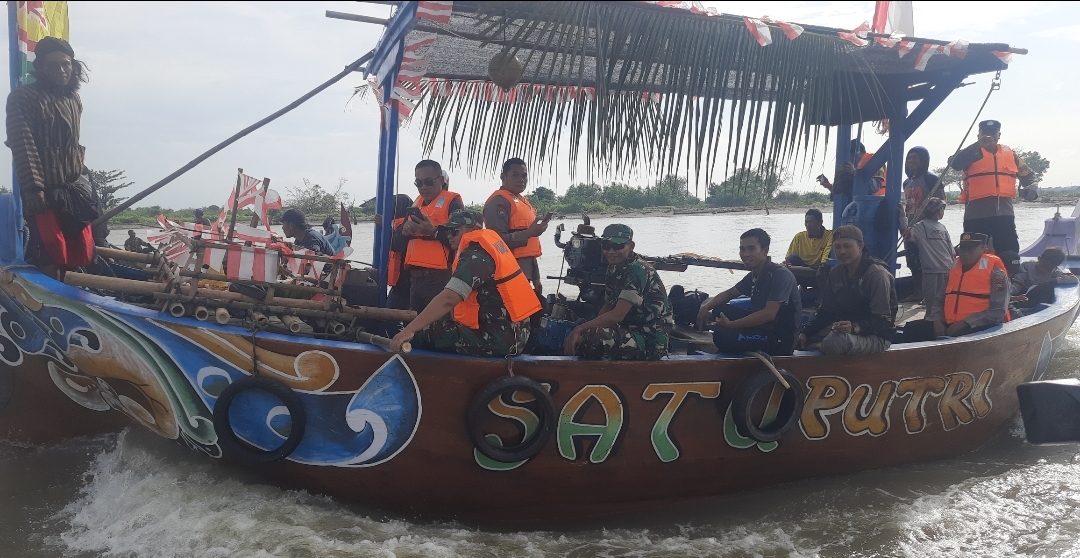 Desa Kedungmalang Jepara ,  Gelar Slametan Di Laut Meriahkan Syawalan