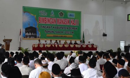 1.500 Calhaj Demak Ikuti Manasik , Bupati Minta Persiapkan Diri Lahir dan Batin