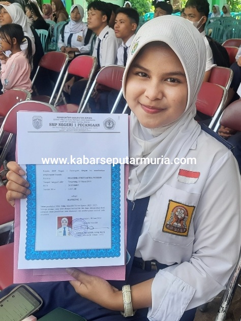 Deandra Fritsafira Nurdin Bersyukur Lolos Seleksi SMA TN Magelang Jalur Beasiswa