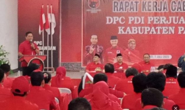 Target Menang Hattrick 2024, DPC PDI Perjuangan Kabupaten Pati Adakan Rakercab