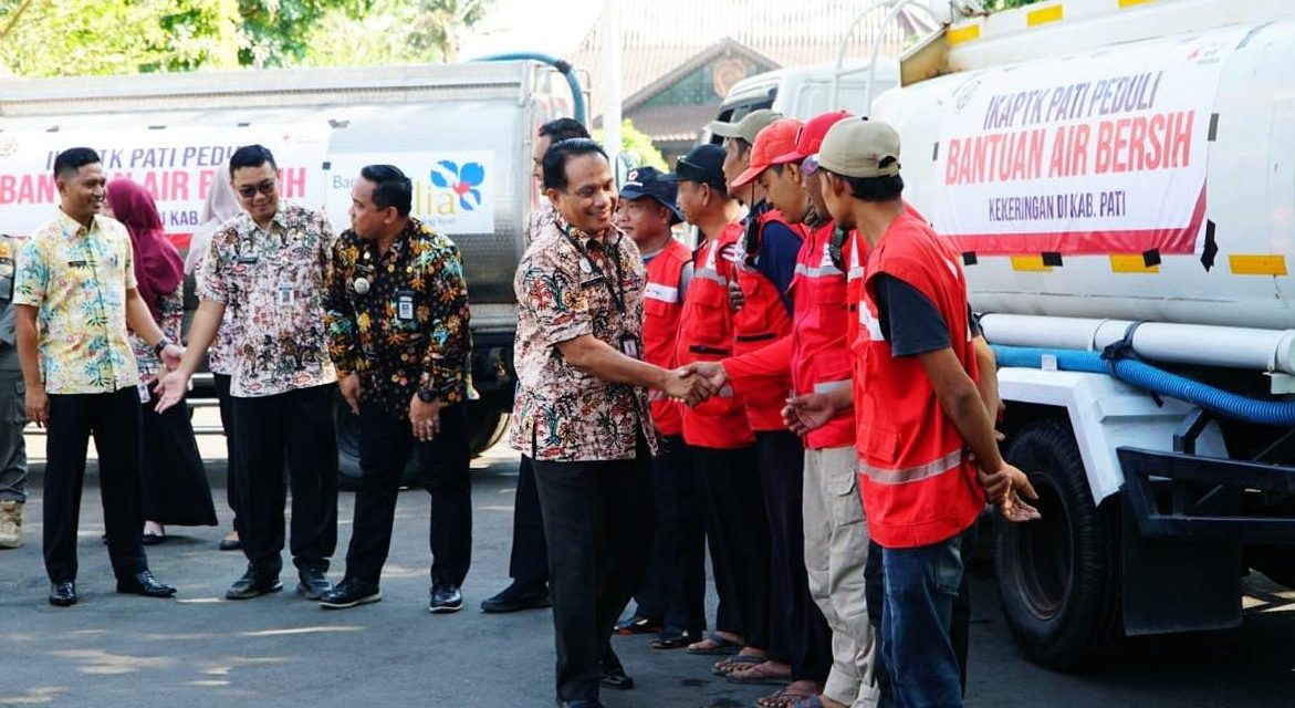 IKAPTK Kabupaten Pati Berikan Bantuan Air Bersih