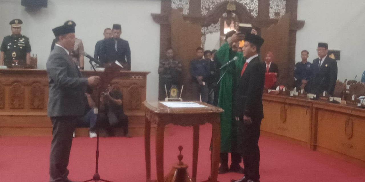 Joko Mustiko Dilantik Anggota DPRD PAW