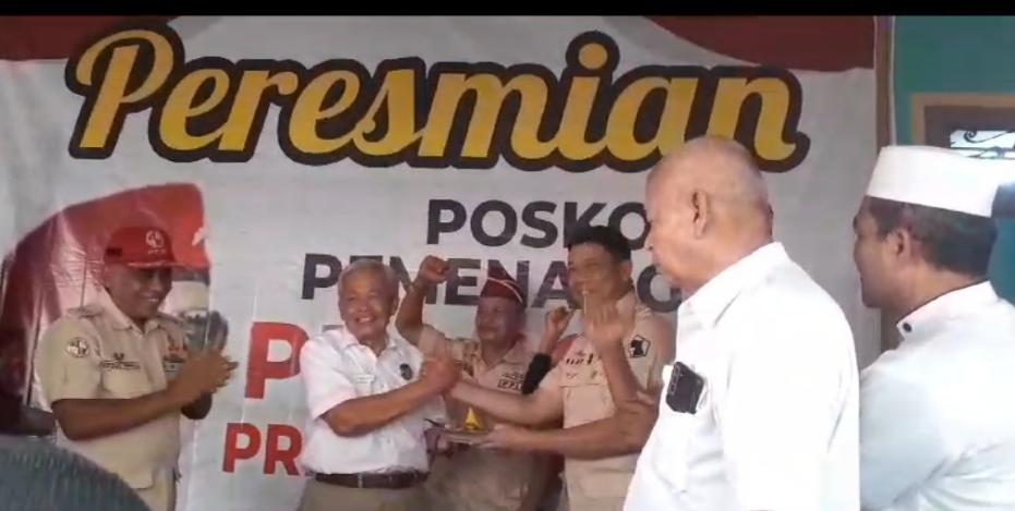 Peresmian Posko Pemenangan Prabowo Di Pati