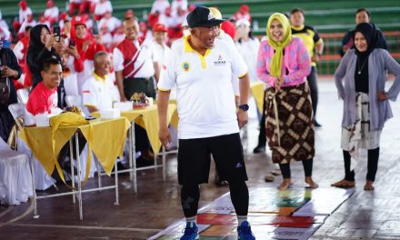 Pj Bupati Buka Festival Olahraga Rekreasi dan Permainan Tradisional