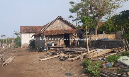 Rumah Belum di Bongkar Tunggu  Pengerjaan Normalisasi Sungai SWD 2