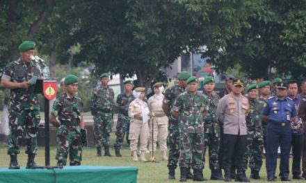 Apel Gabungan Pengamanan Pemilu Tahun 2024 Di Wilayah Kabupaten Pati