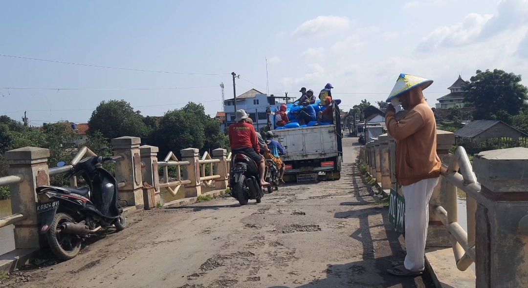 Sekda Jepara  Dukung Perbaikan Jembatan Kedungmutih- Kedungmalang Jepara