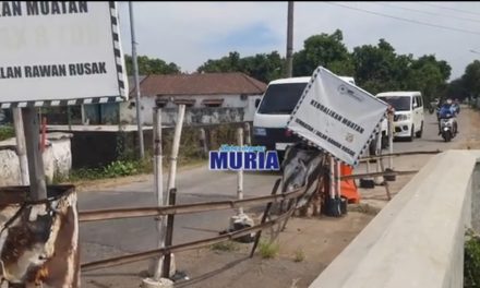 Jembatan Kali Kaliombo Jepara Ambles , Hati-Hati !!! Kalau Lewat