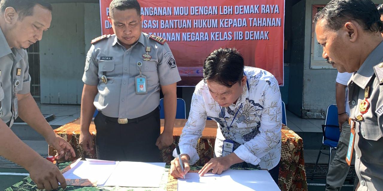 LBH Demak Raya Berikan  Pendampingan Hukum Bagi Tahanan di Rutan Demak