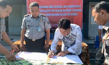 LBH Demak Raya Berikan  Pendampingan Hukum Bagi Tahanan di Rutan Demak