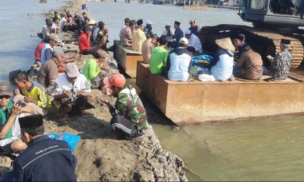 Petambak Desa Kedungmutih  Demak , Gelar Do’a Bersama Awali Pembangunan Tanggul SWD 1