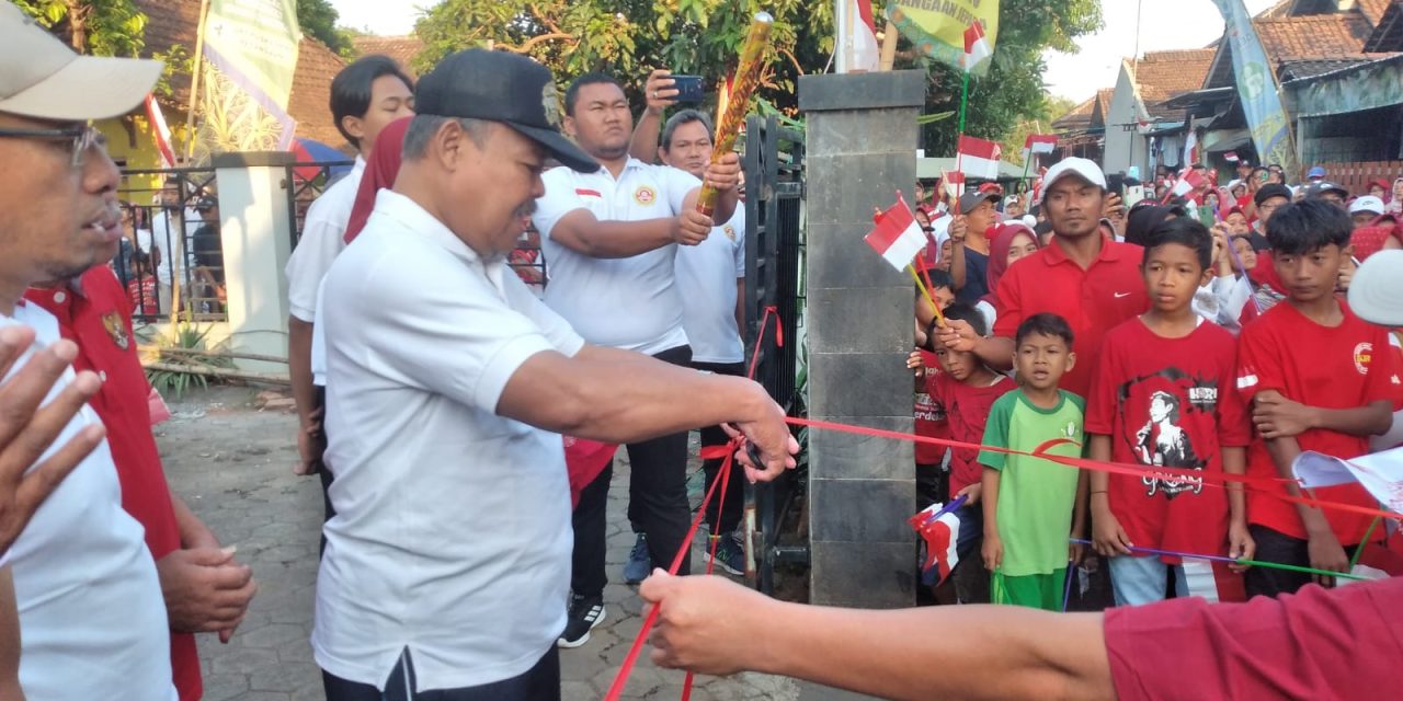 JALAN SEHAT PUNGKASI ACARA SEMARAK KEMERDEKAAN RI KE-79 DESA LEBUAWU