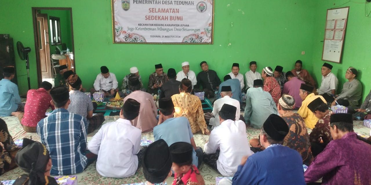 Desa Tedunan Jepara  Gelar Sedekah Bumi , Nanggap Wayang  Hibur Warga