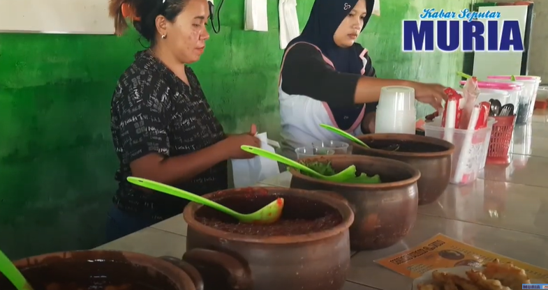 Kedai Mbak Q-Tun Bulak Baru Jepara , Bubur dan Pecel Viral dan Menu Lainnya