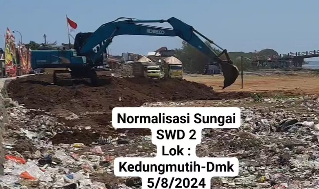 Normalisasi Sungai SWD2 , Sampai Hilir Desa Kedungmutih Demak