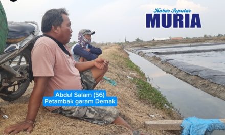 Meski Mulai Hujan Petambak Garam Demak Masih Tunggu Panas Kembali