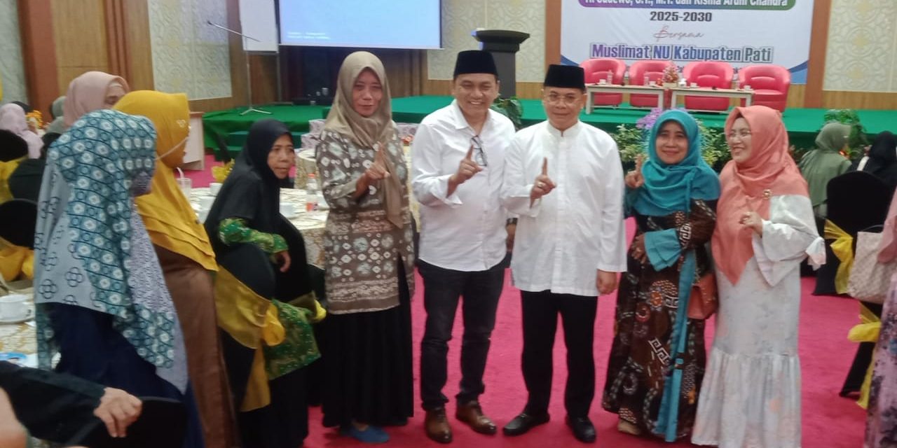 Dalam Silaturahmi Muslimat NU Kabupaten Pati Dukung Sudewo-Chandra