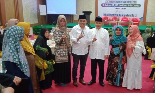 Dalam Silaturahmi Muslimat NU Kabupaten Pati Dukung Sudewo-Chandra