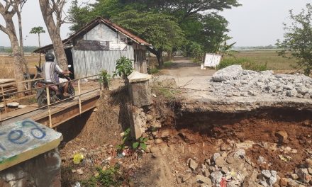 Hore !!!! Jembatan Ngeling Pecangaan Yang Ambrol Mulai Dibangun