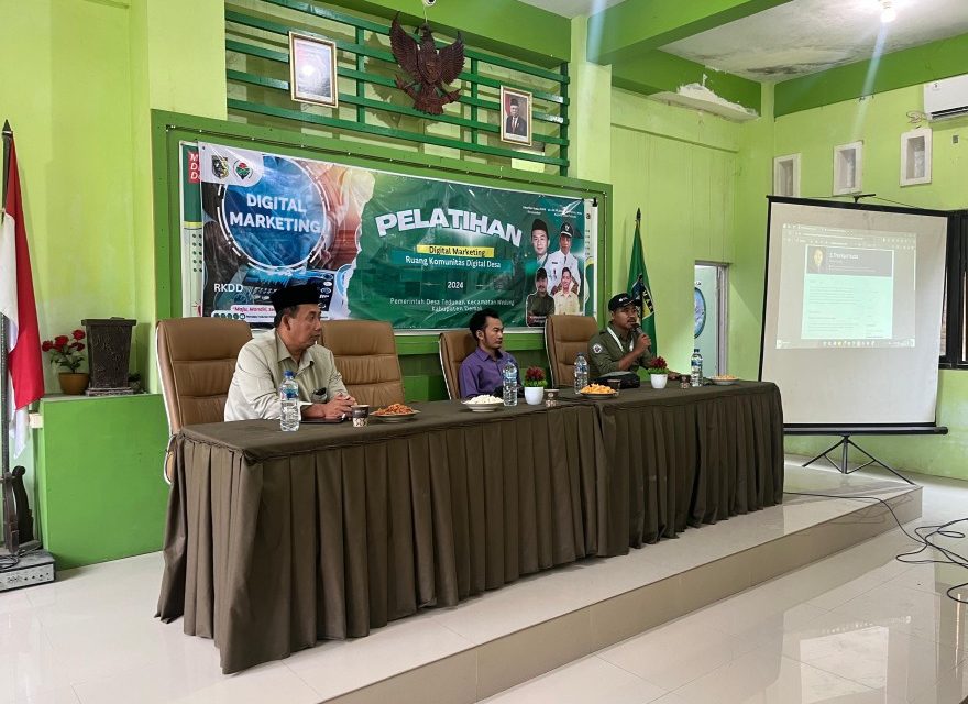 Desa Tedunan Gelar Pelatihan Digital Marketing Untuk UKM