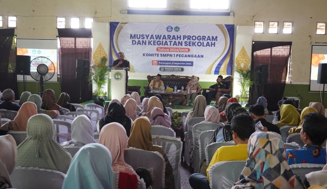 SMPN 1 Pecangaan Selenggarakan Musyawarah Dengan Orang Tua Siswa Terkait Program Sekolah