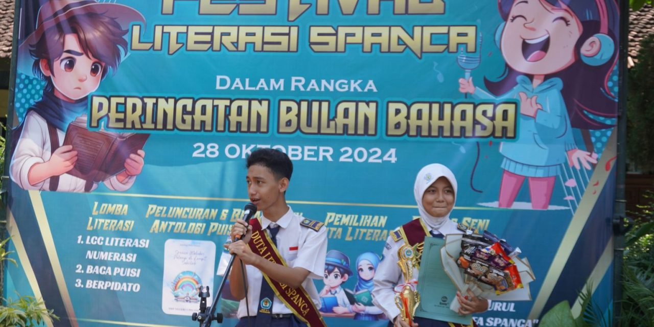 Semarak Literasi Di SMPN 1 Pecangaan  Jepara , Meriahkan Hari Sumpah Pemuda dan Bulan Bahasa