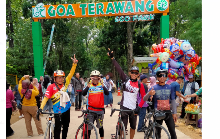 GTN Jepara , Gowes Bareng Ke Goa Terawang Blora