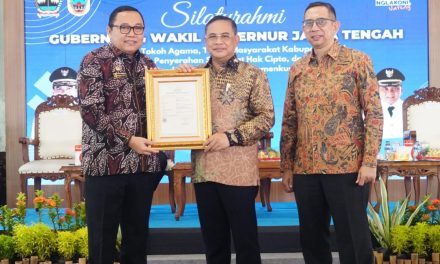 Gubernur Jateng Apresiasi Sudewo, Genggam Hak Paten dari Kemenkum, Komitmennya Bangun SDM Unggul di Kabupaten Pati