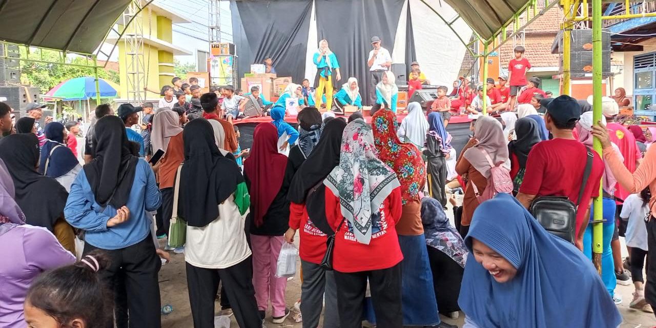 Jalan santai Sedekah Bumi Desa Tayu Wetan Didominasi Ibu-ibu dan Anak-anak