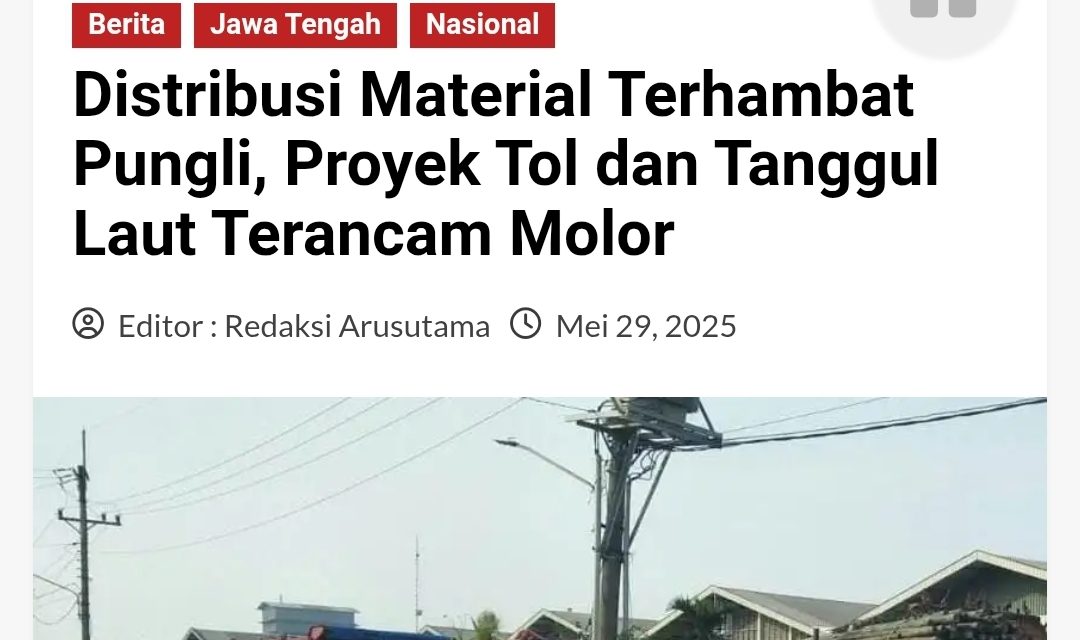 Warga Morosari Bedono Demak  Bantah ada Pungli  proyek Tol di wilayahnya