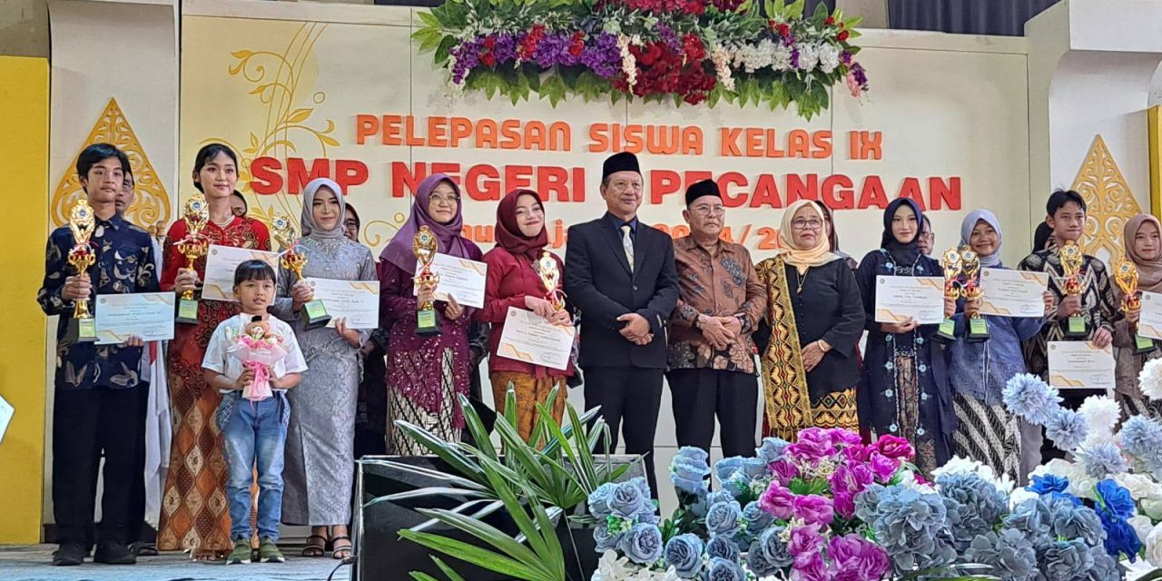 SMPN 1 Pecangaan Jepara Lepas  286 Siswa Kelas 9