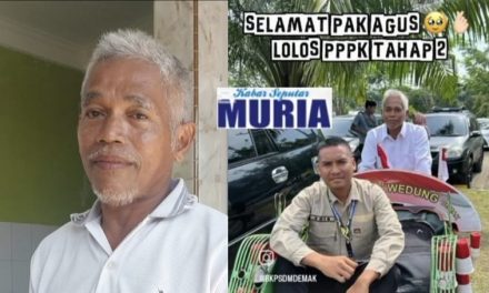 Dari Ngawen Demak Ke Semarang Naik Becak ,Agus Supriyanto Bersyukur Lolos Seleksi P3K