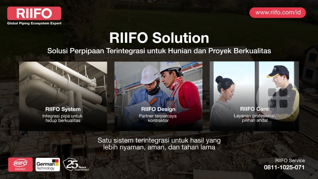 RIIFO Indonesia Memperkenalkan RIIFO Design & RIIFO Care, Solusi Inovatif untuk Industri Perpipaan
