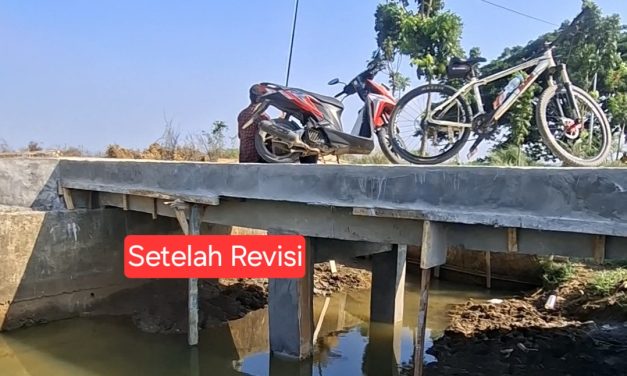 Jembatan Desa Tedunan Jepara yang Viral Karena Melengkung, Akhirnya Seperti Ini