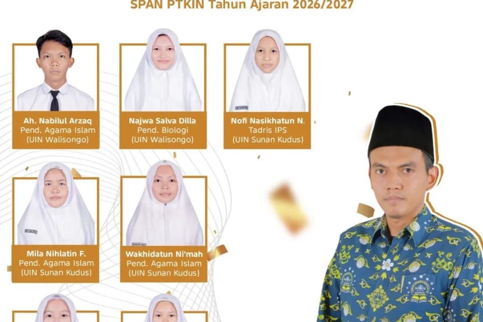 7 Siswa MA NU IT Mutih Kulon Demak Lolos Masuk PTN Tanpa Tes