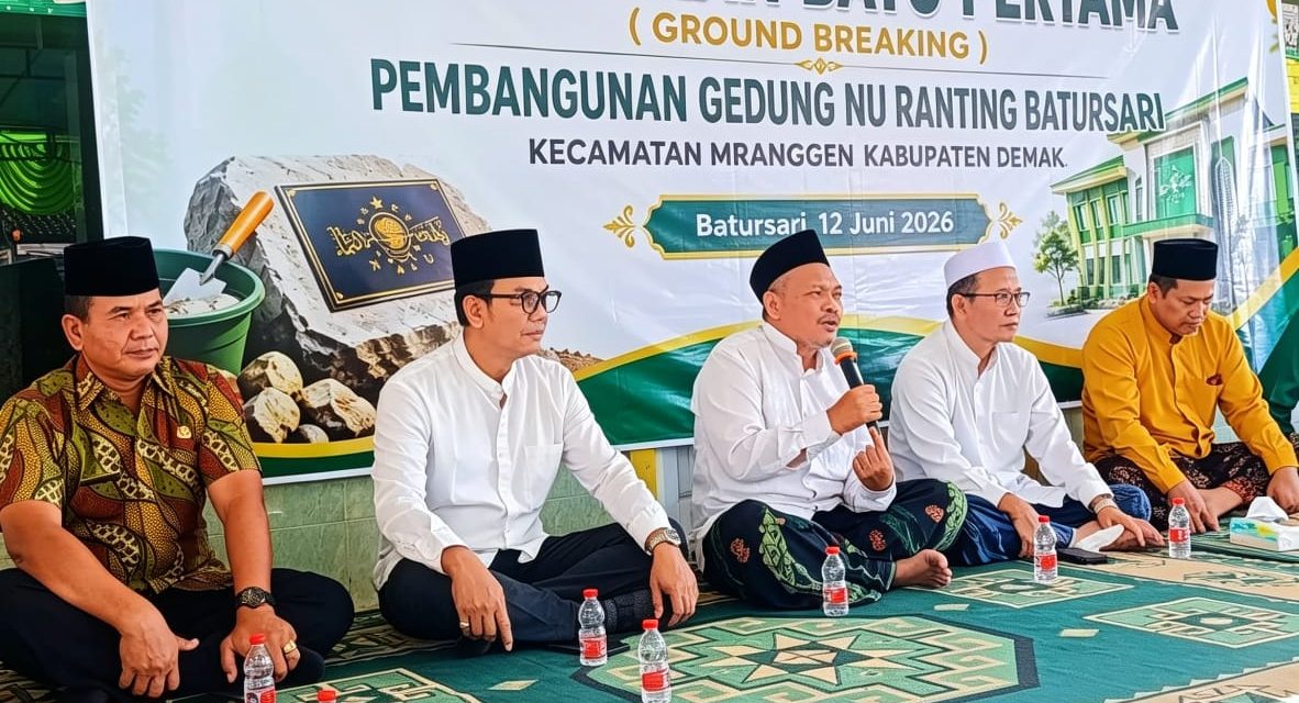 Awali Pembangunan Sekretariat, NU Ranting Batursari Teguhkan Peran Organisasi dalam melayani Umat