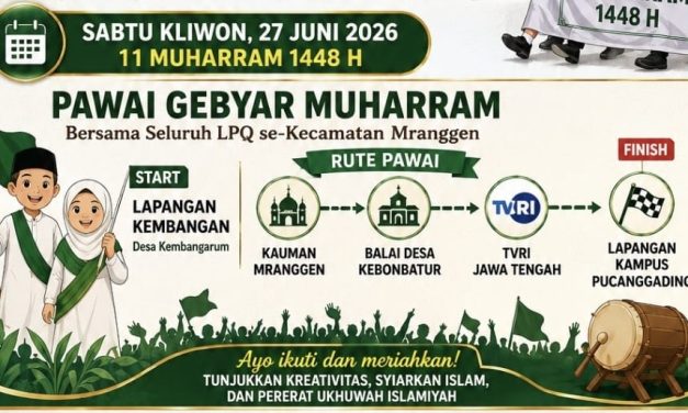 Badko LPQ Kecamatan Mranggen Gelar Pawai Gebyar Muharram 1448 H dan FASI Tingkat Kecamatan